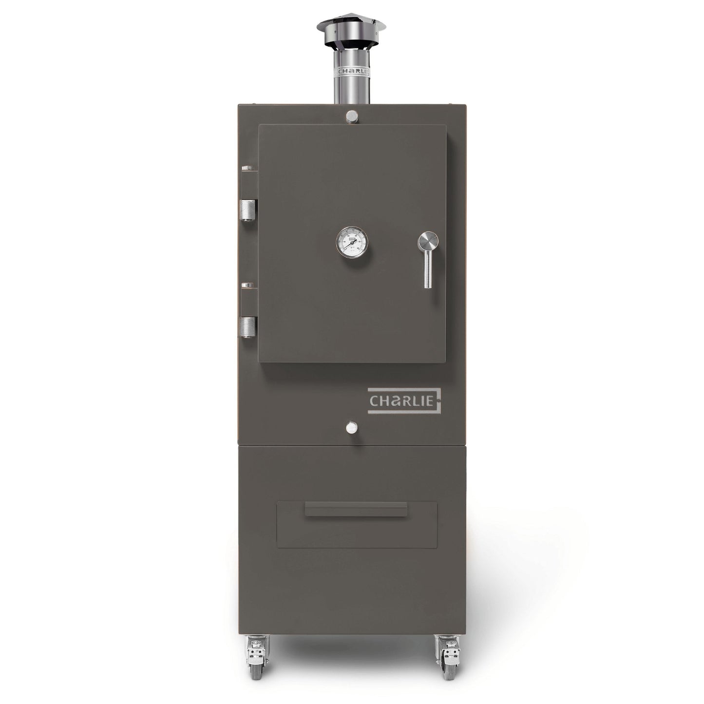 Charlie Charcoal Oven in Porcini, front view