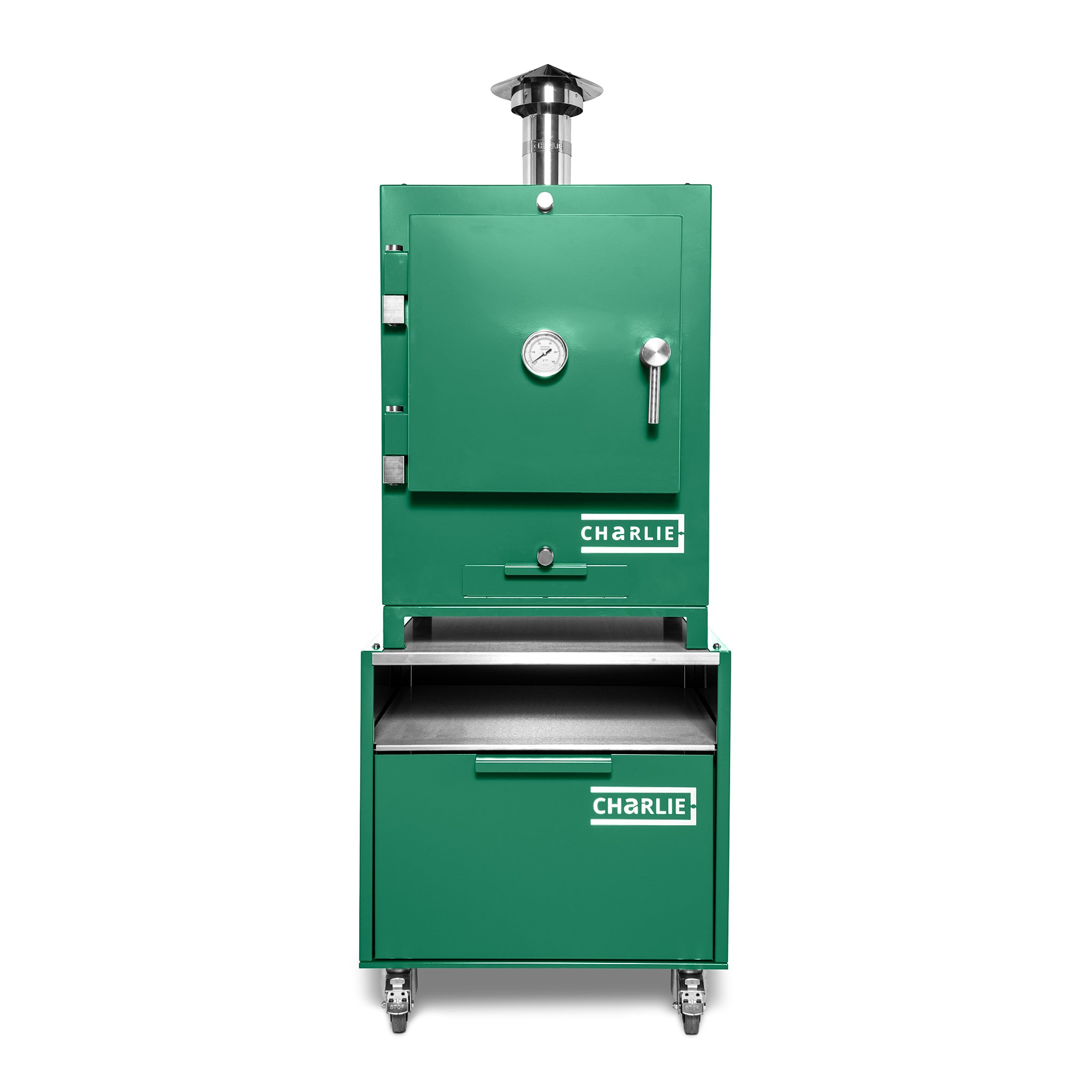 Cheeky Charlie Tabletop Oven in Oregano, with base unit