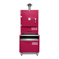 Cheeky Charlie Tabletop Oven in Rhubarb, with base unit