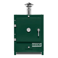Cheeky Charlie Tabletop Oven in Green Chilli, front view