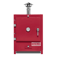 Cheeky Charlie Tabletop Oven in Rhubarb, front view