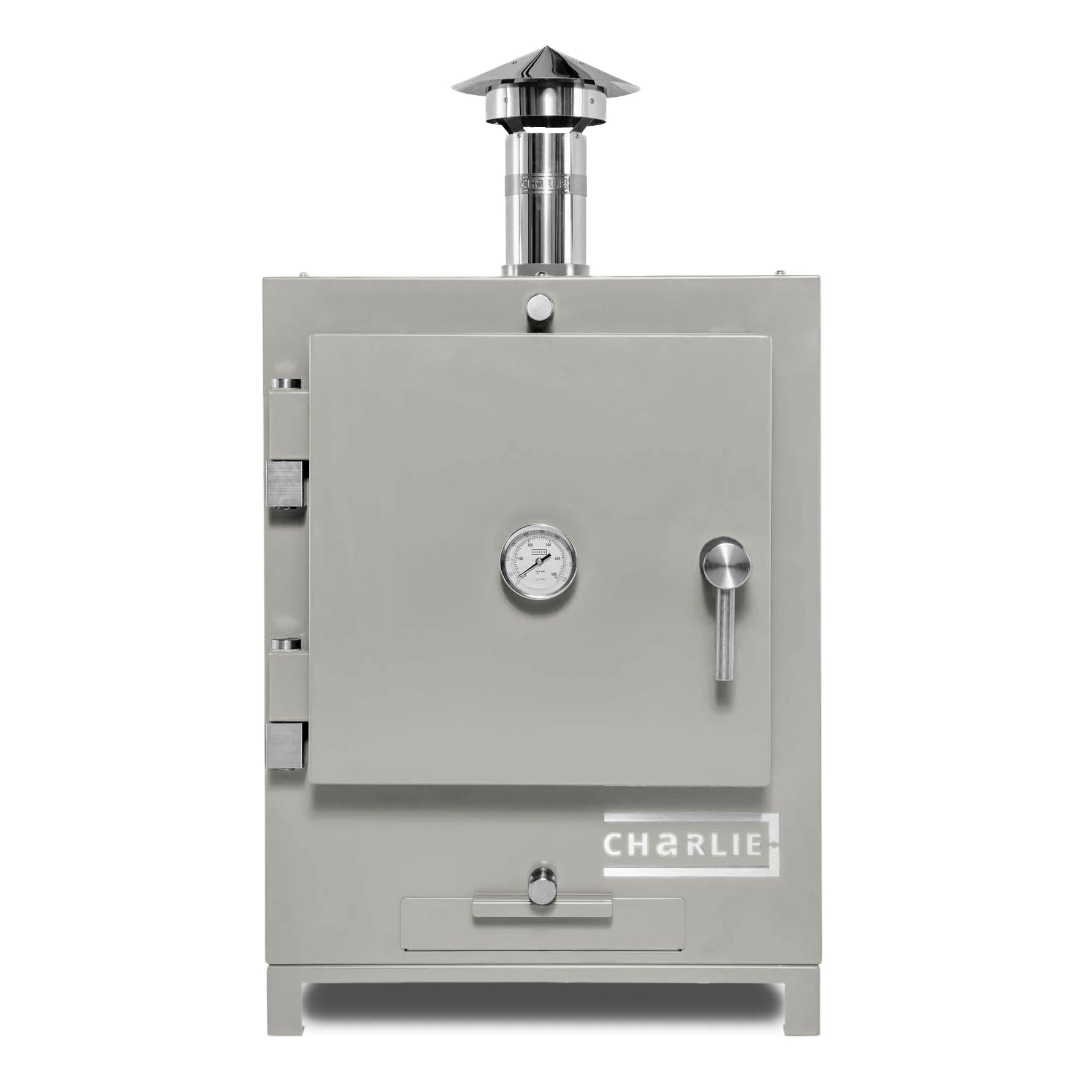 Cheeky Charlie Tabletop Oven in Truffle, front view
