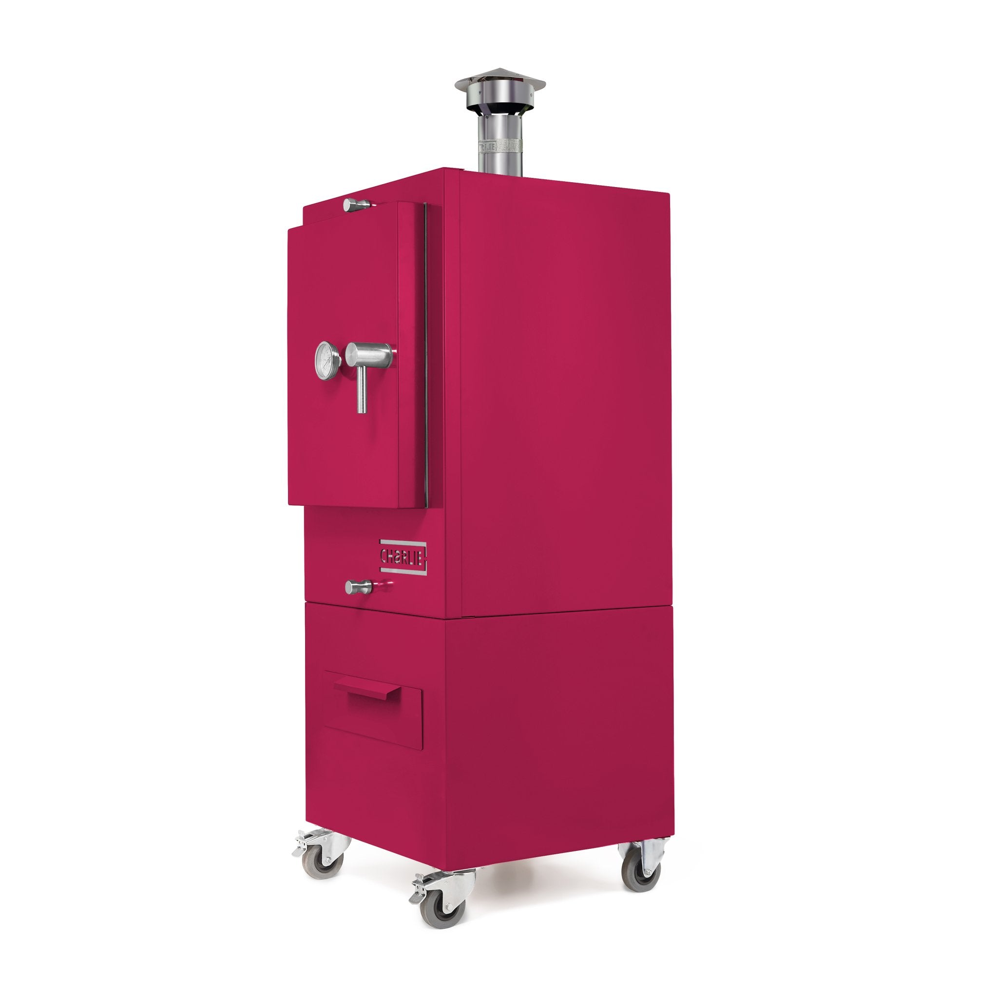 Charlie Charcoal Oven in Rhubarb, classic product shot