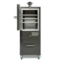 Professional Charlie Charcoal Oven, door open ready for cooking