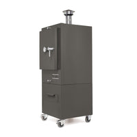 Charlie Charcoal Oven in Porcini, side angle