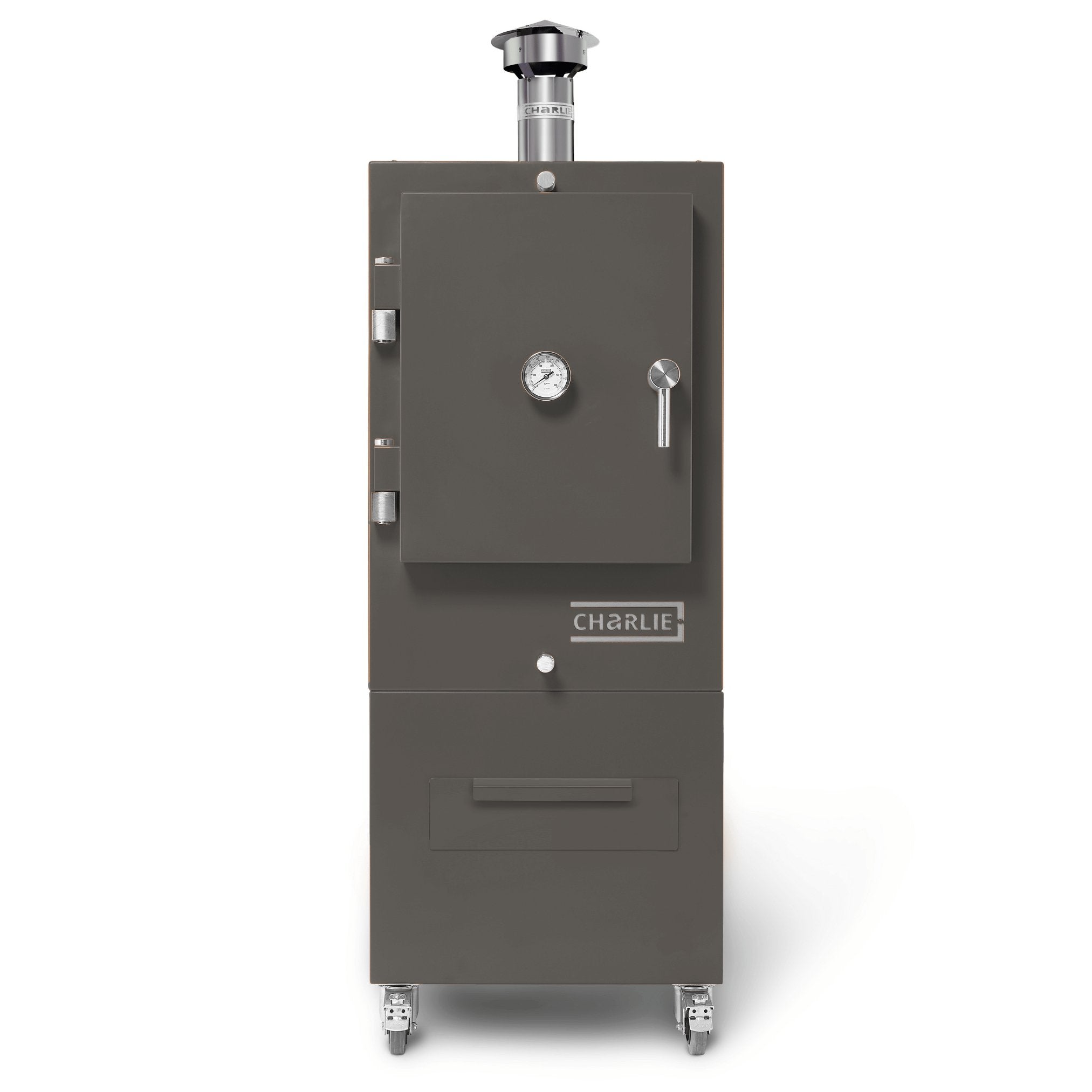 Charlie Charcoal Oven in Porcini, front view