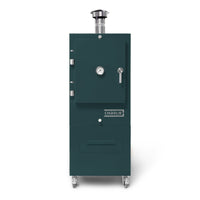 Charlie Charcoal Oven in Agave Green, front view
