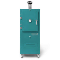 Charlie Charcoal Oven in Teal Duck, front view