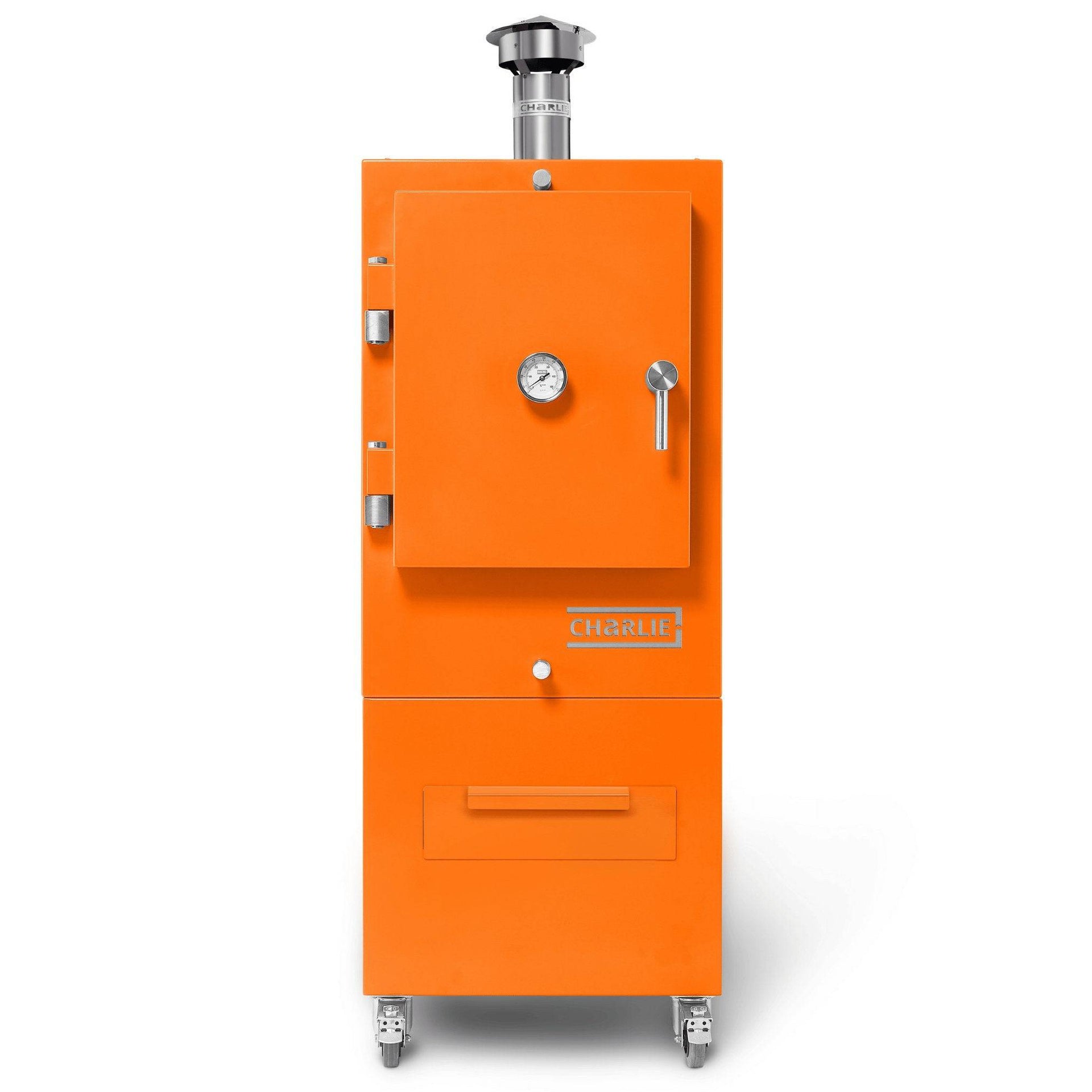 Charlie Charcoal Oven in Saffron, front view